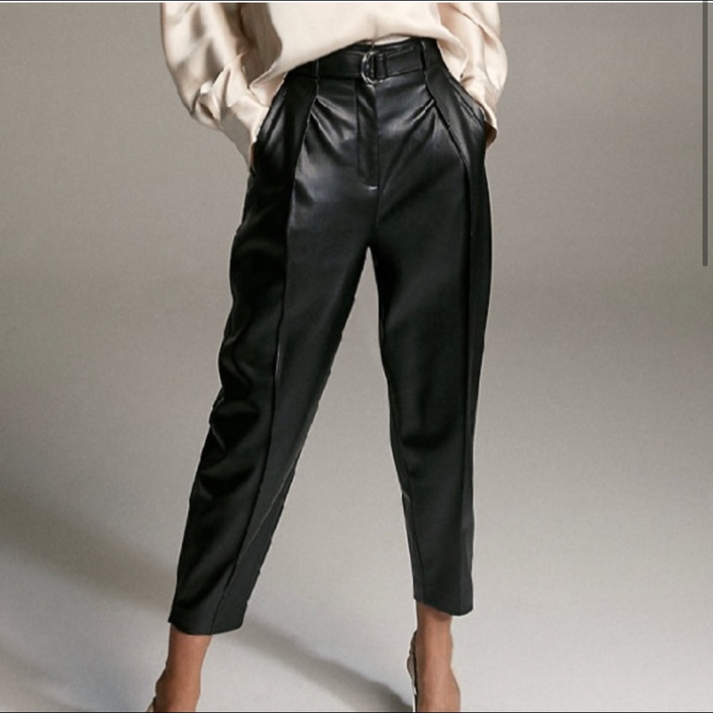 Aritzia Vegan Leather Pant Babaton Mayne